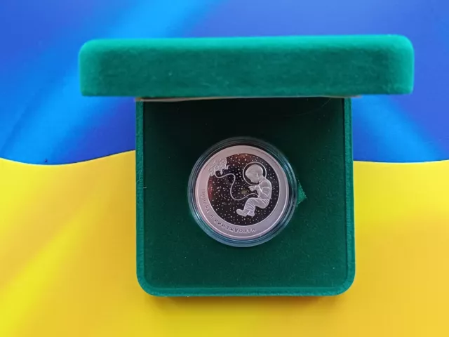 New SILVER Ukrainian coin "Born in Ukraine" year 2023.  SILVER 1/2 Oz