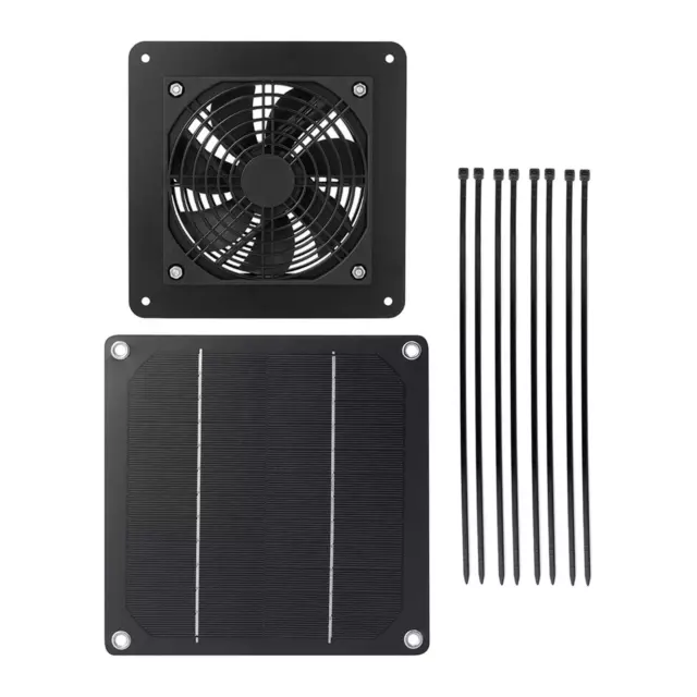 Ventilator Fans Wall Mount Solar Powered for Chicken Coop Tree Houses Sheds