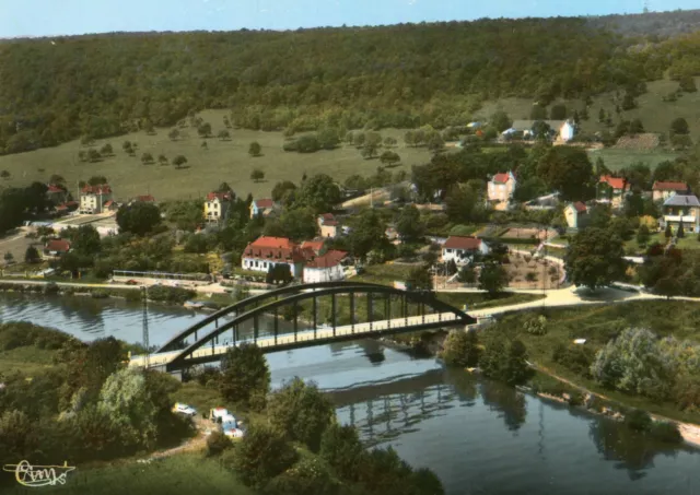Carte JAULGONNE Pont sur la Marne Vue aérienne