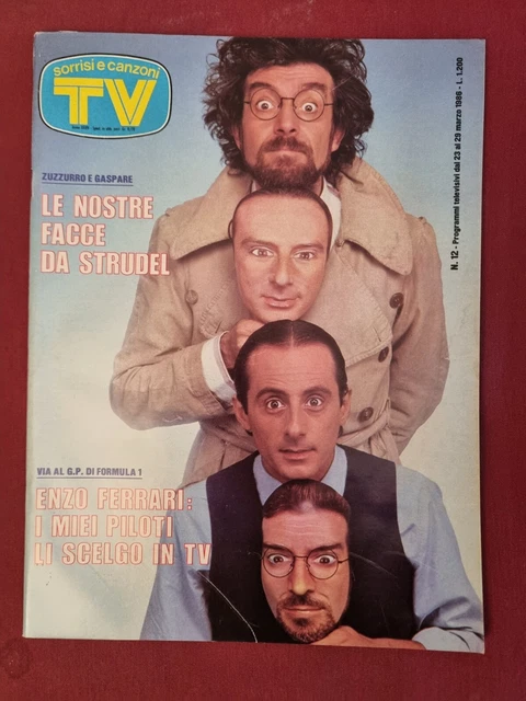 TV SORRISI E CANZONI n 12 1986 Zuzzurro e Gaspare EUR 19,00 PicClick IT