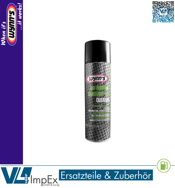 Wynns Vergaser & Drosselklappenreiniger Wirksame Düsenstrahl Dose 500ml - W54179