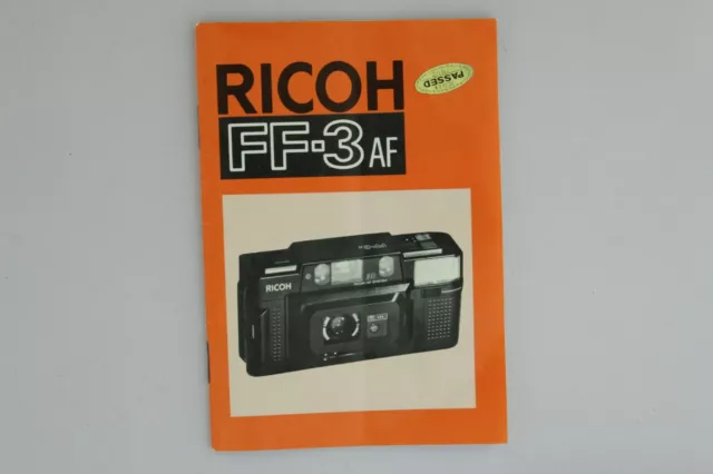 Bedienungsanleitung Ricoh FF-3AF (11050927)