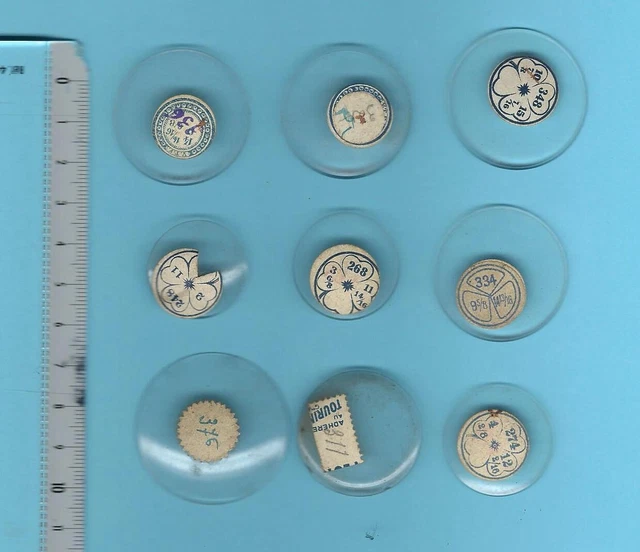 Lot De 20 Verres De Montre De Poche – Diamètres Variés – Pièces Horlogerie WR4