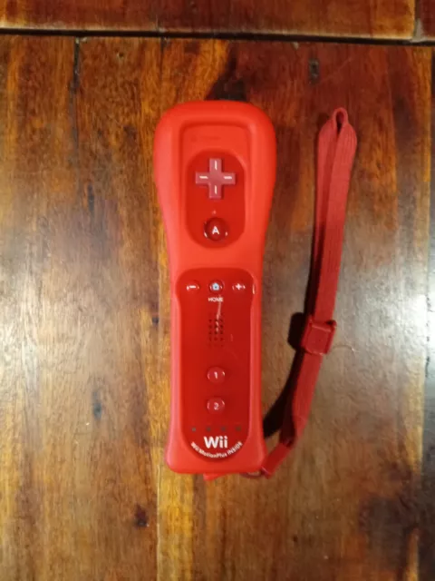 WIIMOTE ROSSO Con WII MOTION PLUS INTEGRATO Telecomando controller per Nintendo