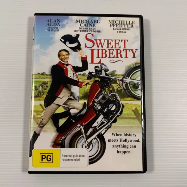 Sweet Liberty (DVD 1986) Alan Alda Michael Caine Michelle Pfeiffer Region 4
