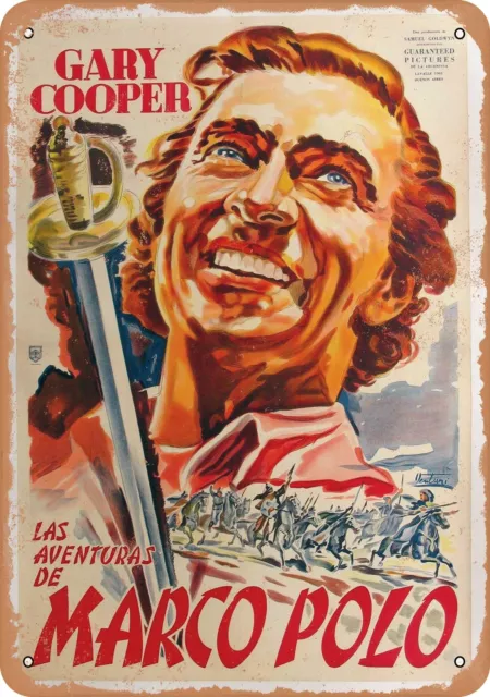 Metal Sign - Adventures of Marco Polo (1938) 1 - Vintage Look