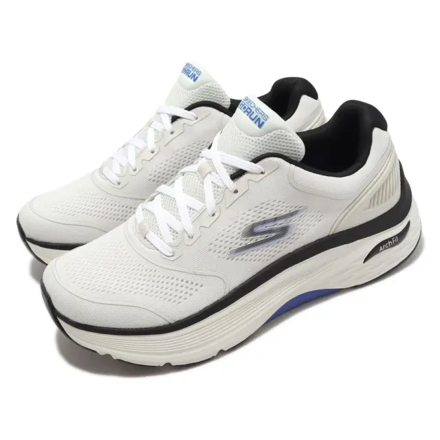 SKECHERS MAX CUSHIONING Arch Fit-Switchboard White Men Running Shoes ...