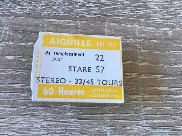 ZAFIRA SAPHIR STEREO pour STARE vinyle platine aiguille