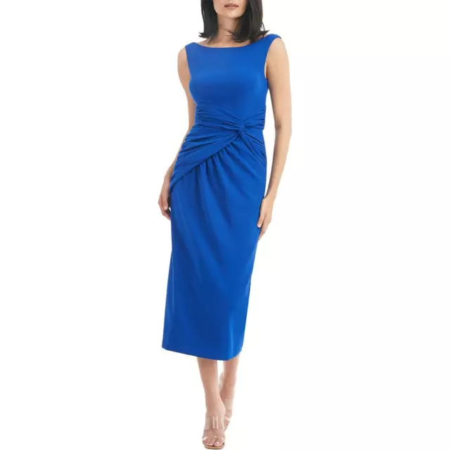 Kay Unger New York Womens Sabina Sleeveless Calf Work Midi Dress BHFO 2329