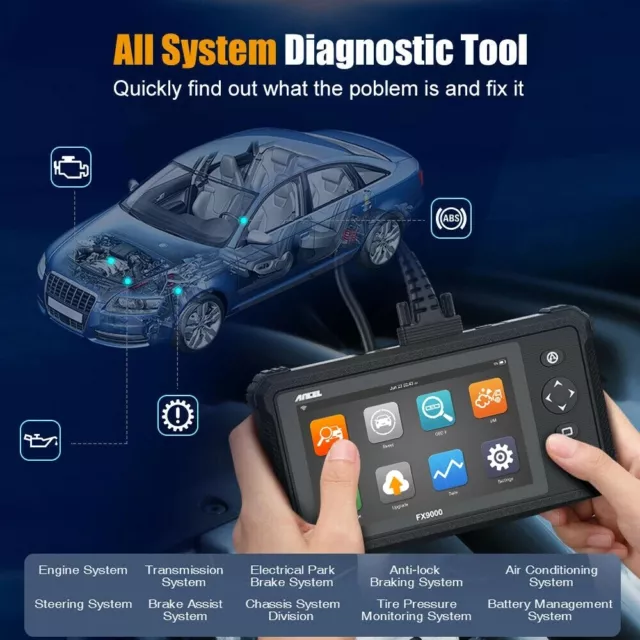 ANCEL FX9000 OBD2 Diagnosegerät Auto Alle System Scanner EPB TPMS IMMO Für BMW 2