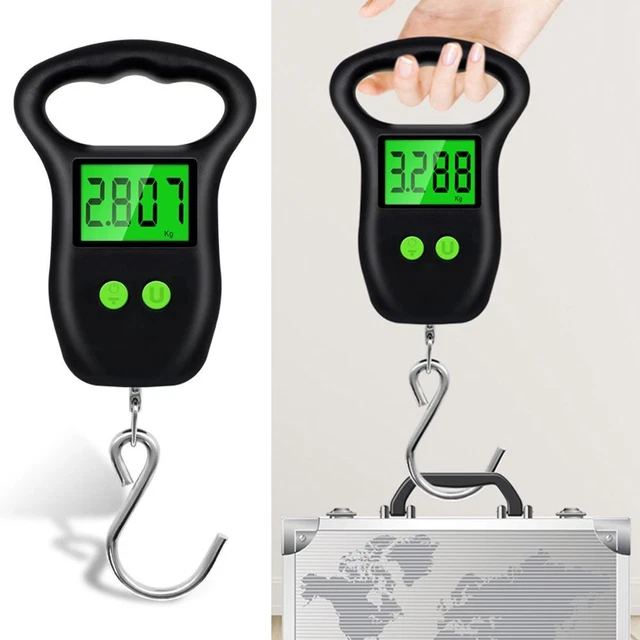 LCD électronique Échelle de bagages numérique Sac de voyage de valise Balance