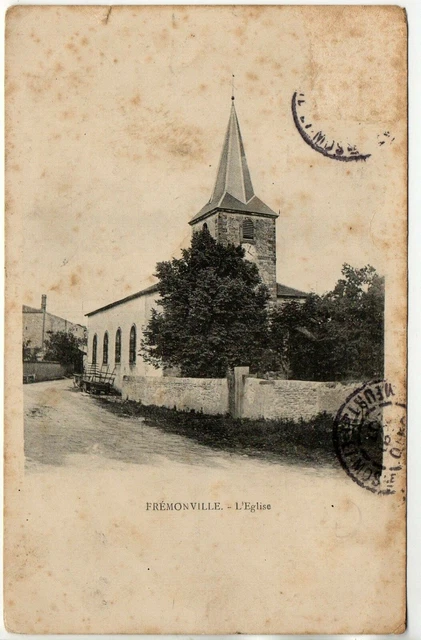 FREMONVILLE - Meurthe et Moselle - CPA 54 - l'église