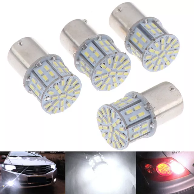 4X 1156 BA15S 50SMD 3014 LED Lampadine di Ricambio Auto Interno camper Lig ShRi$v