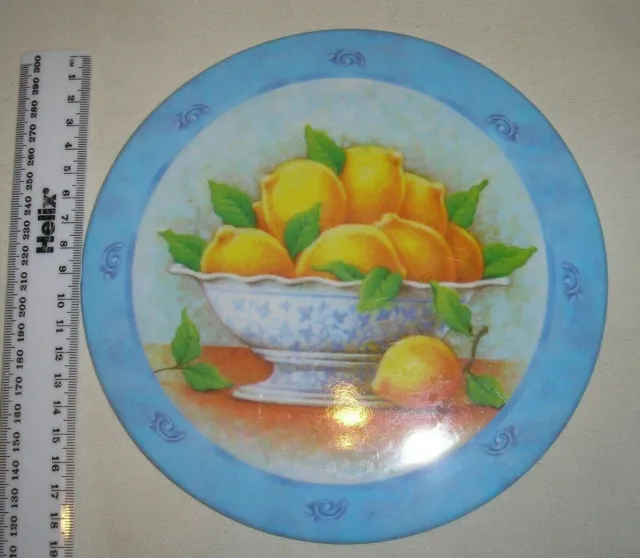 Soporte de tetera de melamina "Tazón de limones" D=19cm