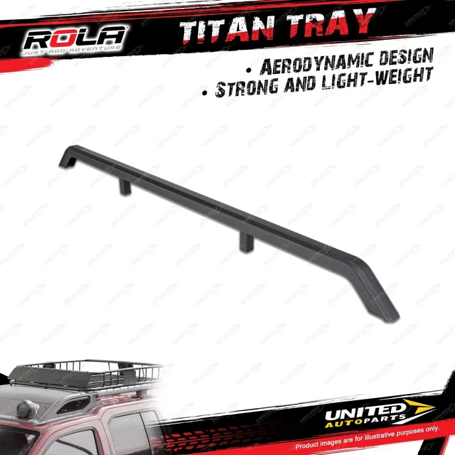 ROLA 1800 MM x 1200 mm Titan Aluminum Tray Black MK for Roof Rack