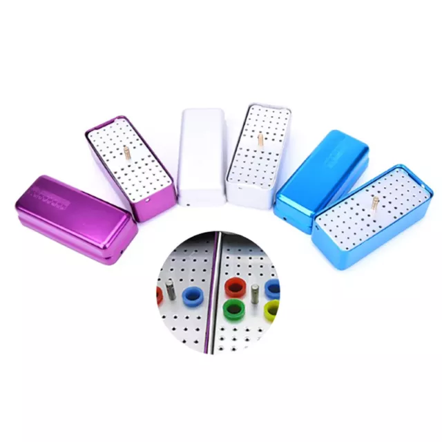 72 Holes Disinfection Endodontic Dental Box Aluminum Disinfection Box Autoclav