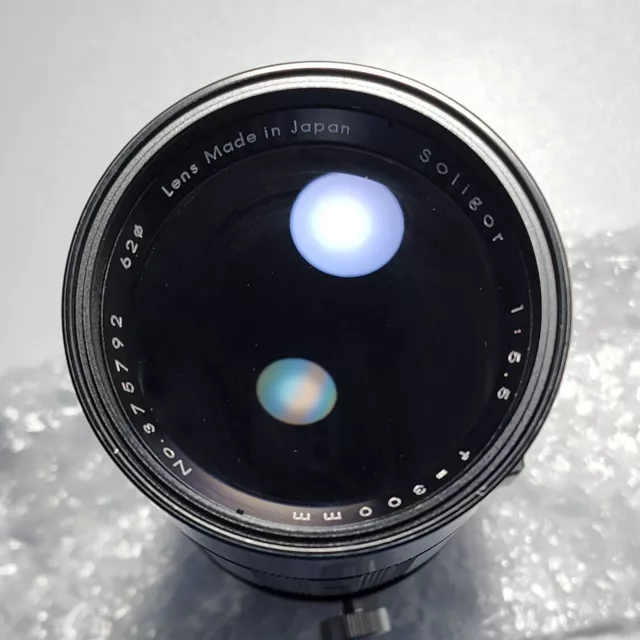 Soligor Telephoto 300mm f5.5 Manual Focus Telephoto Lens For Olympus OM Mount
