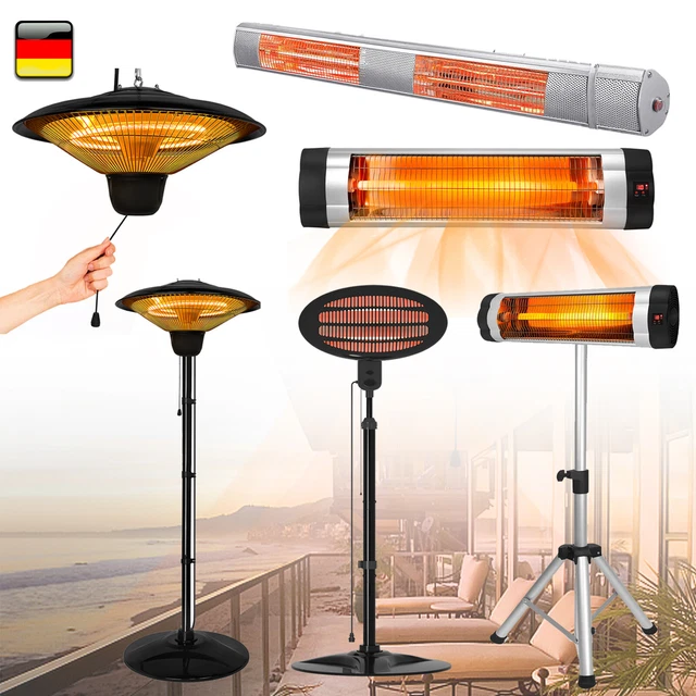 Heizstrahler Infrarot Terrassenstrahler Wärmestrahler Infrarotstrahler Heizer DE