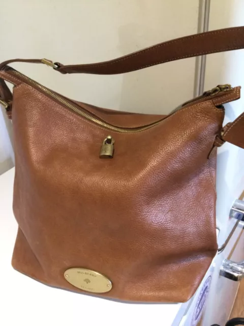 MULBERRY BELLA HOBO OAK bag verified genuine. 100.00 PicClick UK