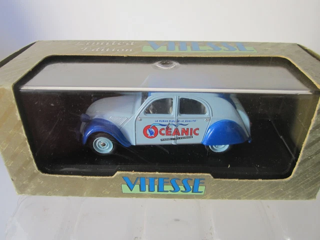 Voiture miniature Norev Hachette 2CV AZ OCEANIC 1955 1/43 BOITE