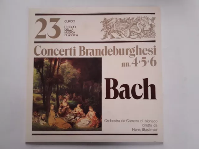 Vinile 12" I tesori della Musica Classica n.23 Bach Concerti Brandeburghesi