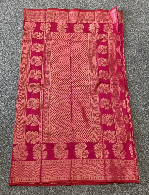 Pink Saree Cotton Silk All Saree Works . Nice Party Saree