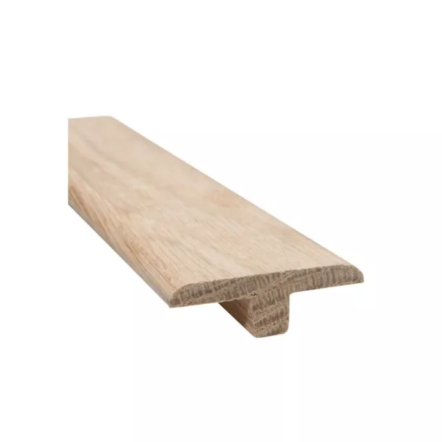 Solid Wood T Twin Section Floor Profiles Trims Door Threshold Bar UNFINISHED OAK