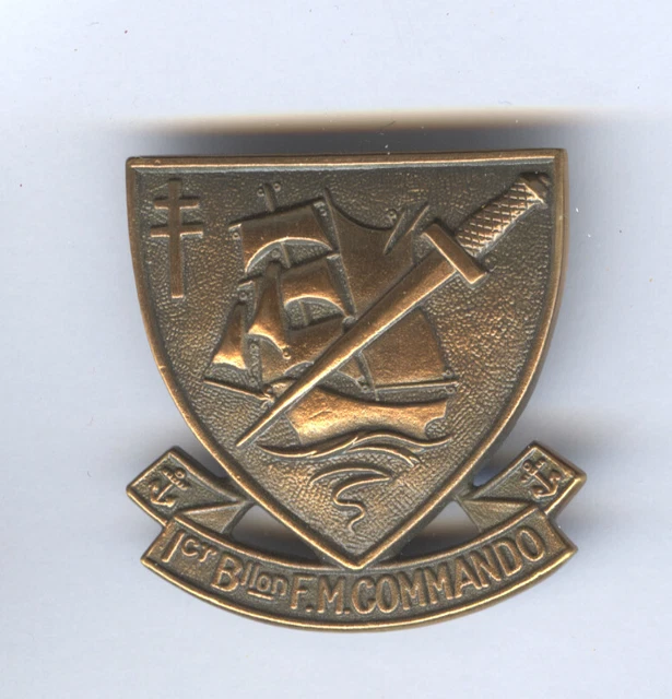 LIBÉRATION!! 1ER BATAILLON de Fusiliers Marins Commando!! COPIE!! EUR