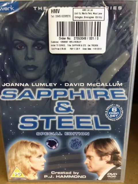 Sapphire & Steel The Complete Series 6 X Dvd Box Set Special Edition (Network)