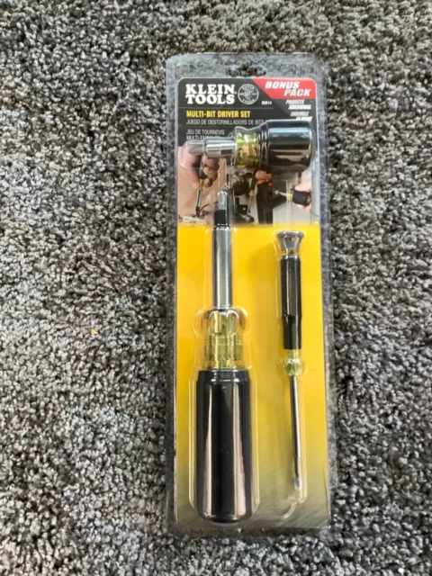 Klein Tools Multi-Bit Screwdriver and Nut Driver Brand New in pkg