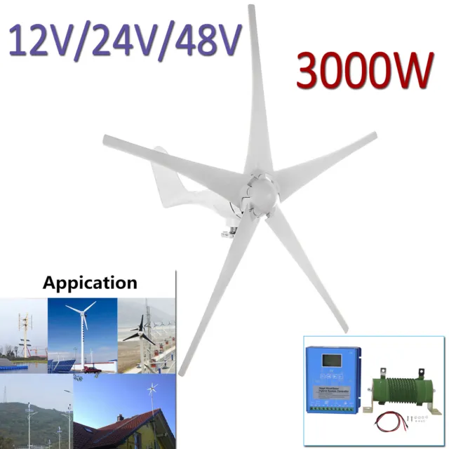 Windgenerator Windkraftanlage 12V/24V/48V Wind Solar MPPT Laderegler Regulator