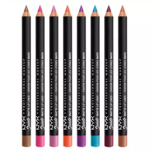 NYX Suede Matte Lip Liner - Various Shades