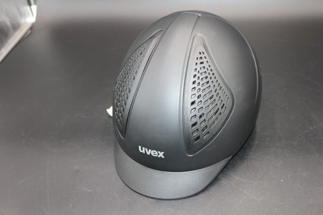 Uvex Exxential Ii Erw. Reithelm Helm 57-59cm schwarz matt