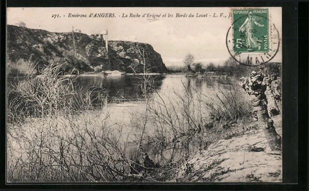 CPA Erigné, La Roche d'Erigne and the Bords du Louet