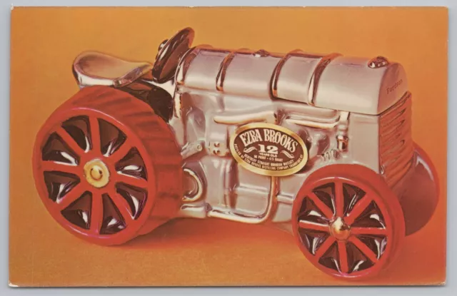Transportation~Ezra Brooks Distilling Co Toy Car~Vintage Postcard
