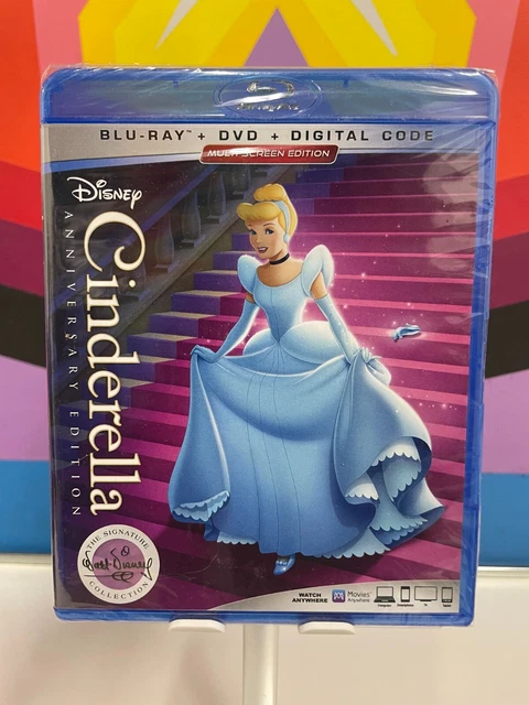 CINDERELLA ANNIVERSARY EDITION Blu-Ray DVD Digital Code New £7.13 ...