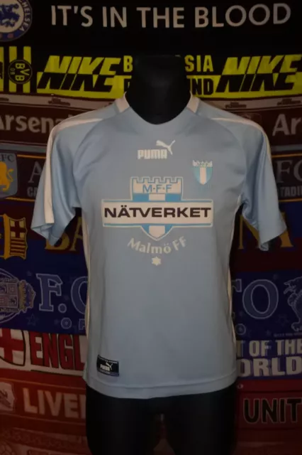 3.5/5 Malmö FF adults S 2004 home football shirt jersey trikot soccer Malmo