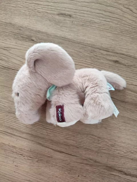 Kaloo Les Amis Peanut l'éléphant peluche beige marron 20 cm