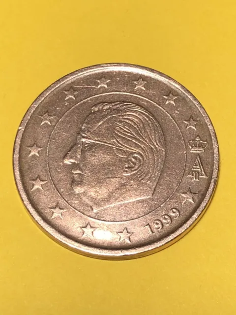 Moneda 5 Euro Cent Belgica 1999 .