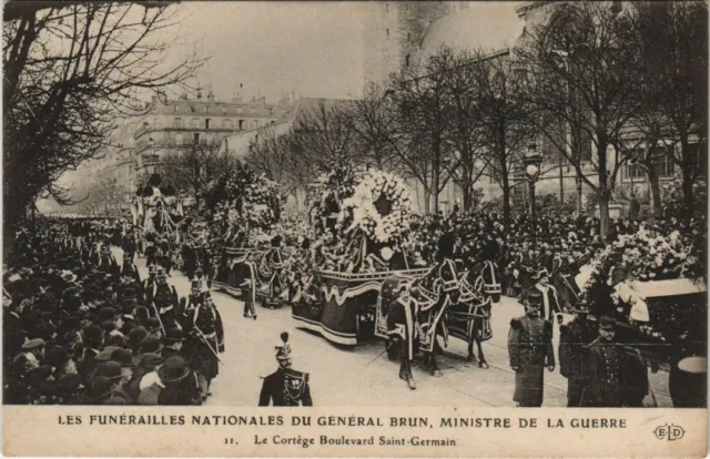 CPA PARIS 6th - The National Funeral of General Brun (52724)