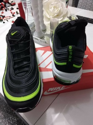 NIKE AIR MAX 97 Black Green 44 pagamento anche alla consegna EUR 65,00 -  PicClick IT