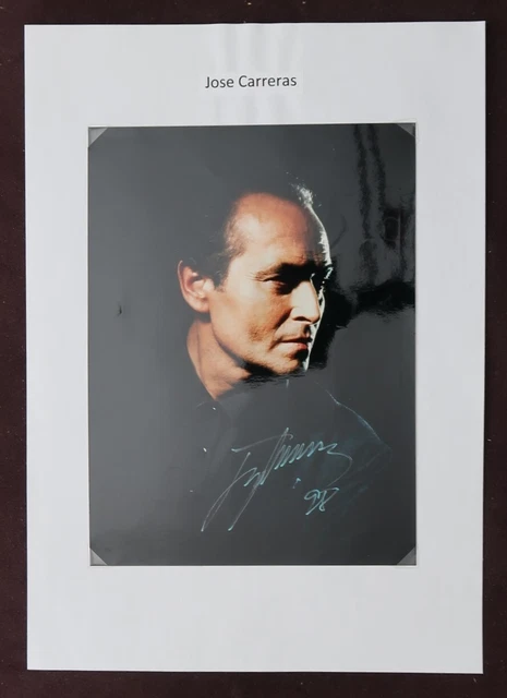 Jose Carreras - singer - autographed photo