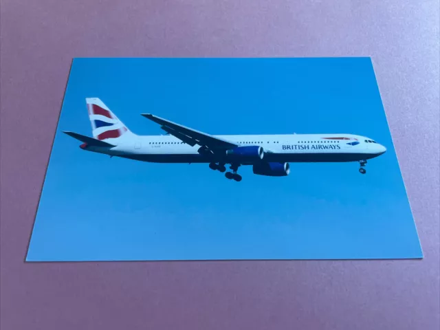 BRITISH AIRWAYS BOEING 767-300 G-BZHB colour photograph £0.99 - PicClick UK