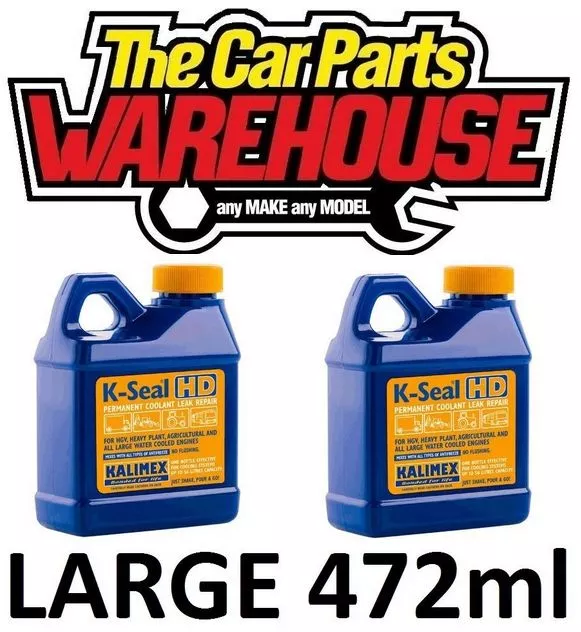 ( x2 ) TWO K-Seal™HD Permanent Coolant Leak Repair Cooling Systems Large 472ml x