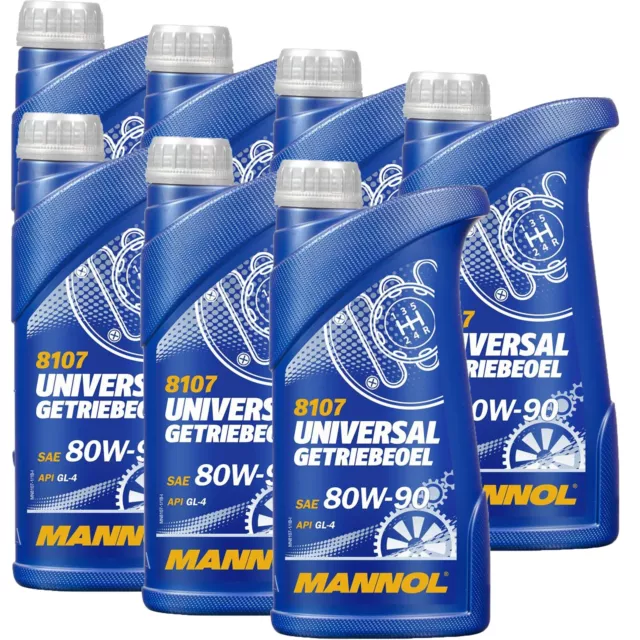 7 Liter Sae 80W-90 Mannol Universal Getriebeöl/ Schaltgetriebe/ Gl4