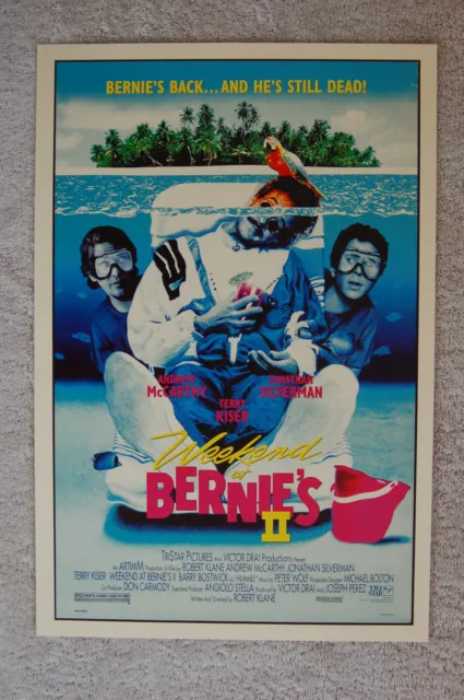 Weekend at Bernies Part 2 Lobby Card Movie Poster