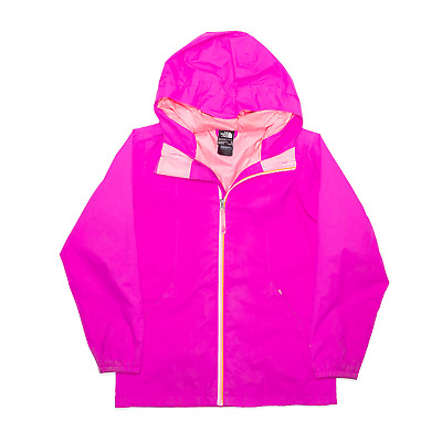 THE NORTH FACE Hy Vent Pink Hooded Rain Jacket Girls L
