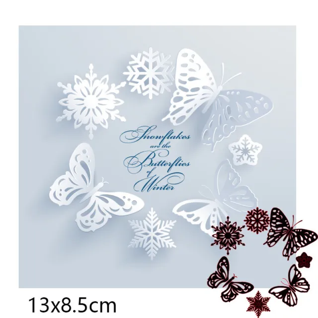 Snowflake Butterfly Star Metal Cutting Dies Scrapbooking Craft Embossing stencil