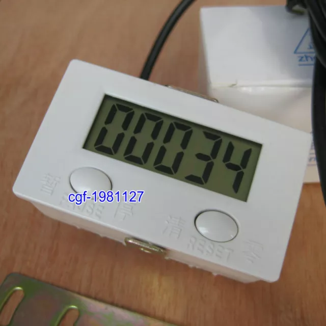 LCD Punch Counter Digital 5 Digit Including Proximity Switch And Strong Magnetic 2