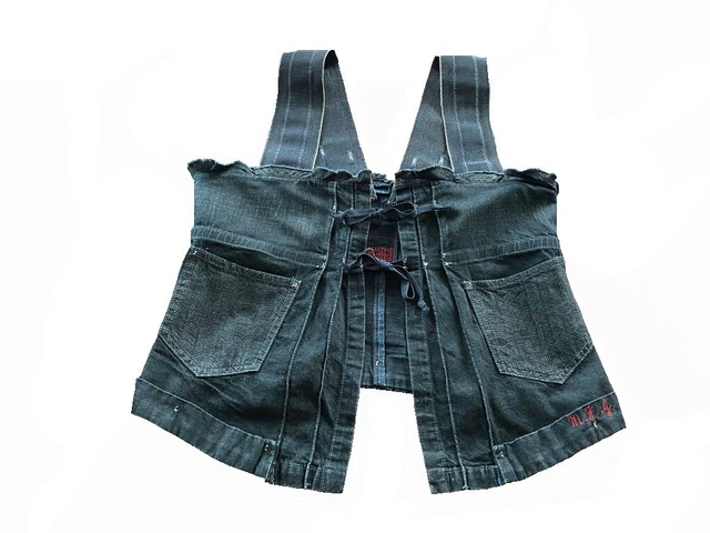 Veste Sans Manches En Jean Marithé Et François Girbaud - Taille 40 - Occasion Très Bon état